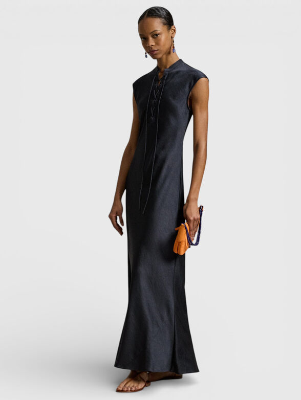 Satin-effect dress - 1