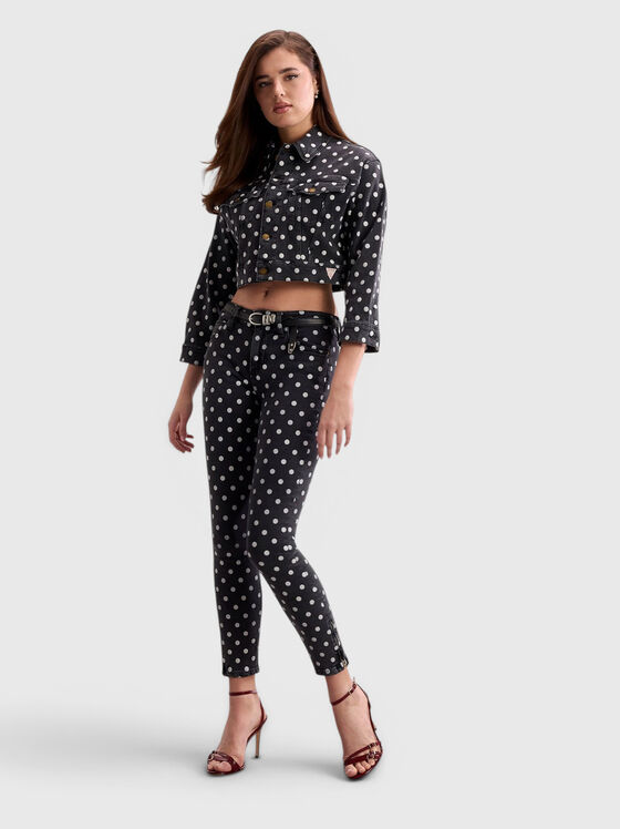 Dot cropped jacket - 2