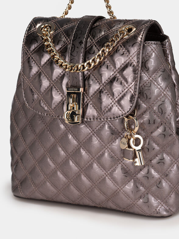 GAIA backpack with quilted effect   - 4