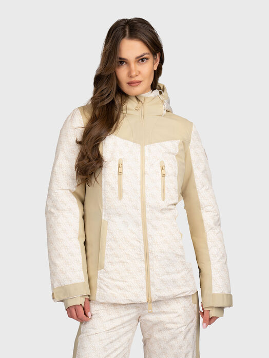 Ski jacket with 4G logo print