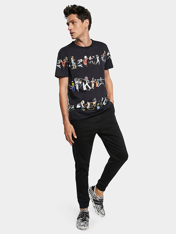 CAIN T-shirt with contrasting print - 4
