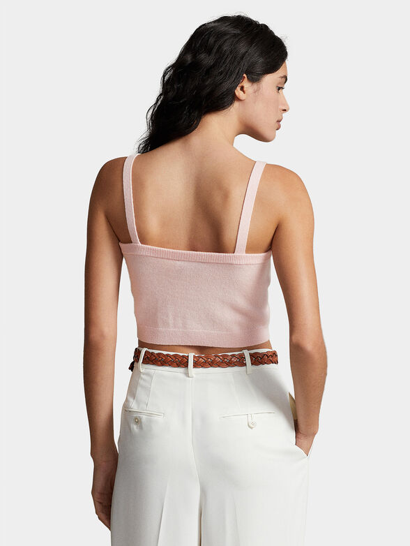 Pink cashmere top - 3