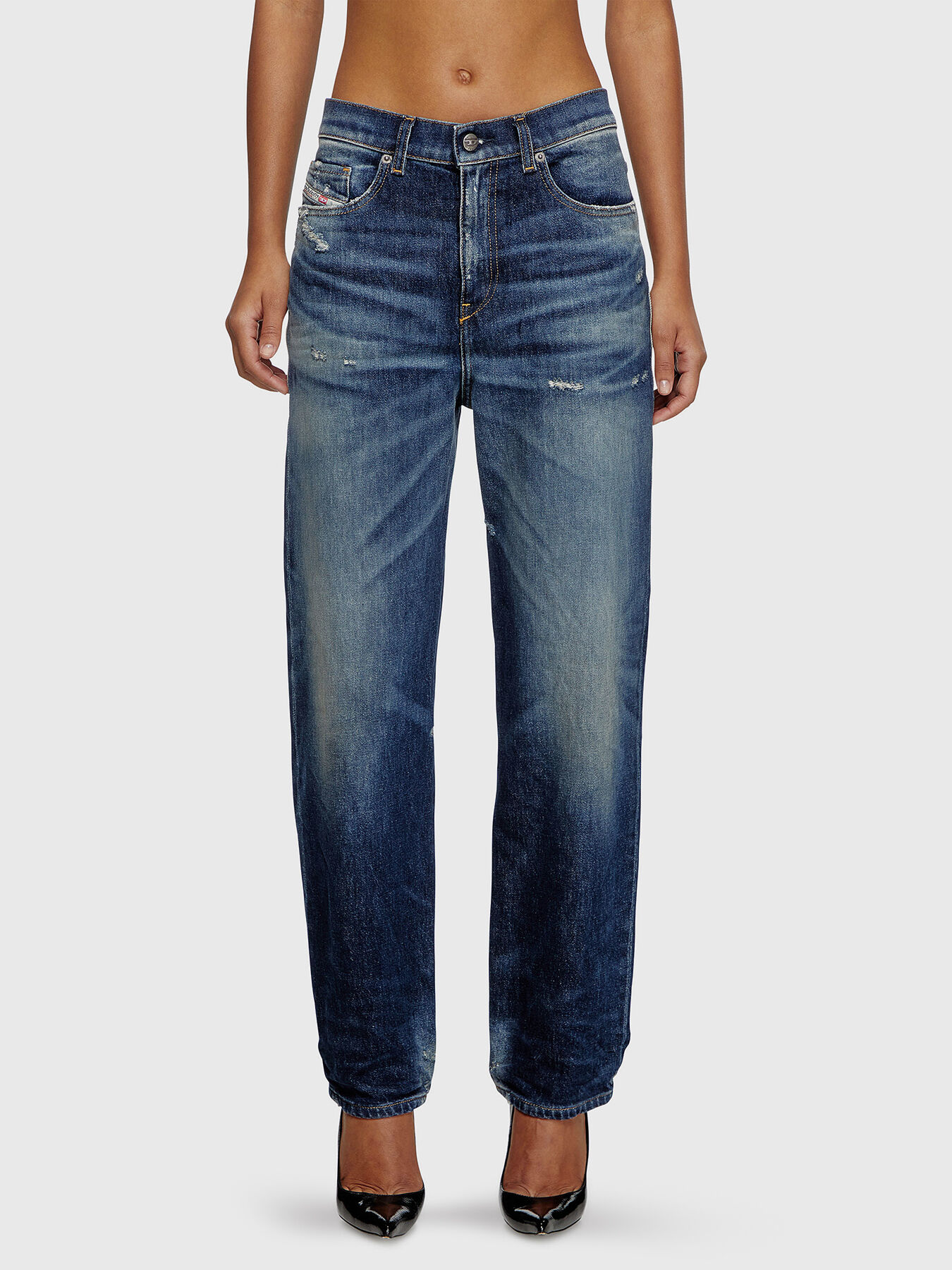 DIESEL 2016 D エア ホイフレント シンス A0361909B94 100 2016 D-AIR Woman: Boyfriend white Jeans | Diesel