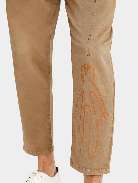 PETER trousers with art details - 3