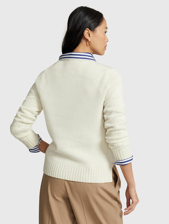 Sweater in wool and cashmere - 3