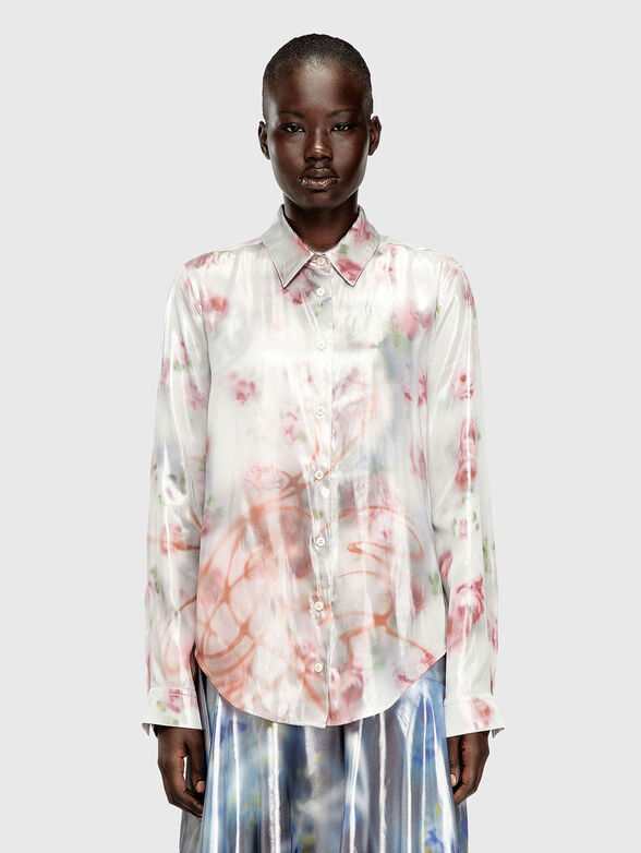 C-RONOR-S2 shirt with contrasting print - 1