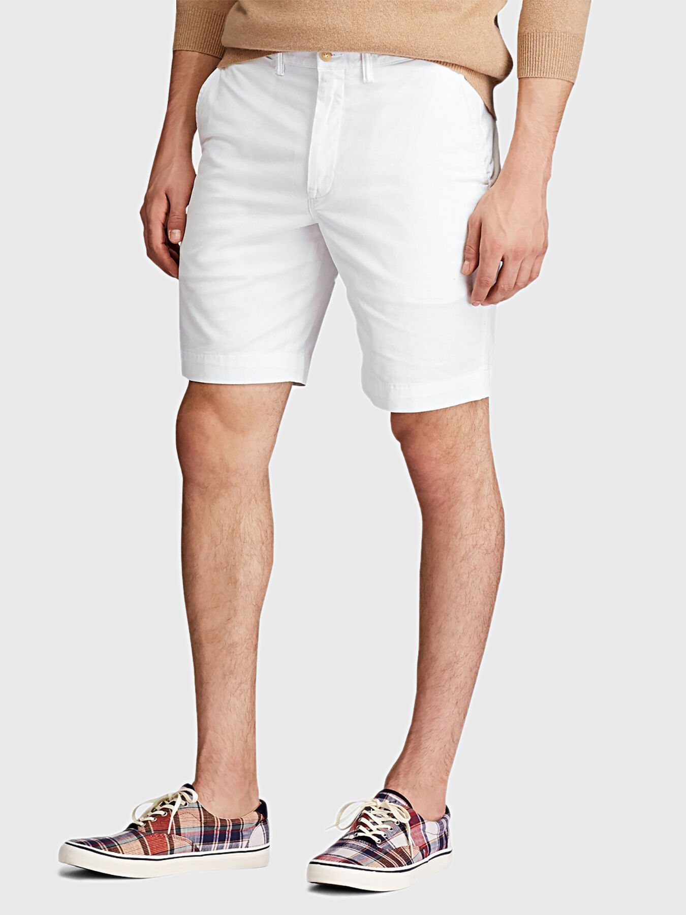 ショートパンツ POLO RALPH LAUREN Logo embroidery shorts White White shorts with logo embroidery brand POLO RALPH LAUREN