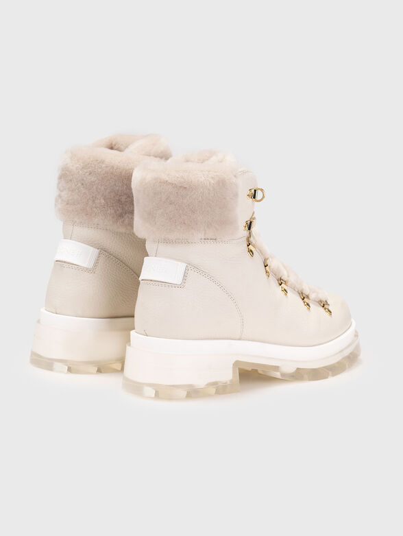 SWANSEA 6 ankle boots in genuine leather and wool - 3