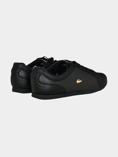 REY LACE 317 Black leather sneakers - 3