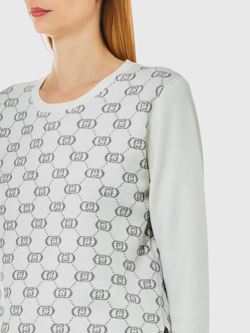 Sweater with monogram logo - 3
