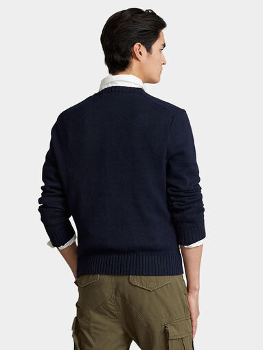 Sweater in cotton blend with Polo Bear motif  - 3