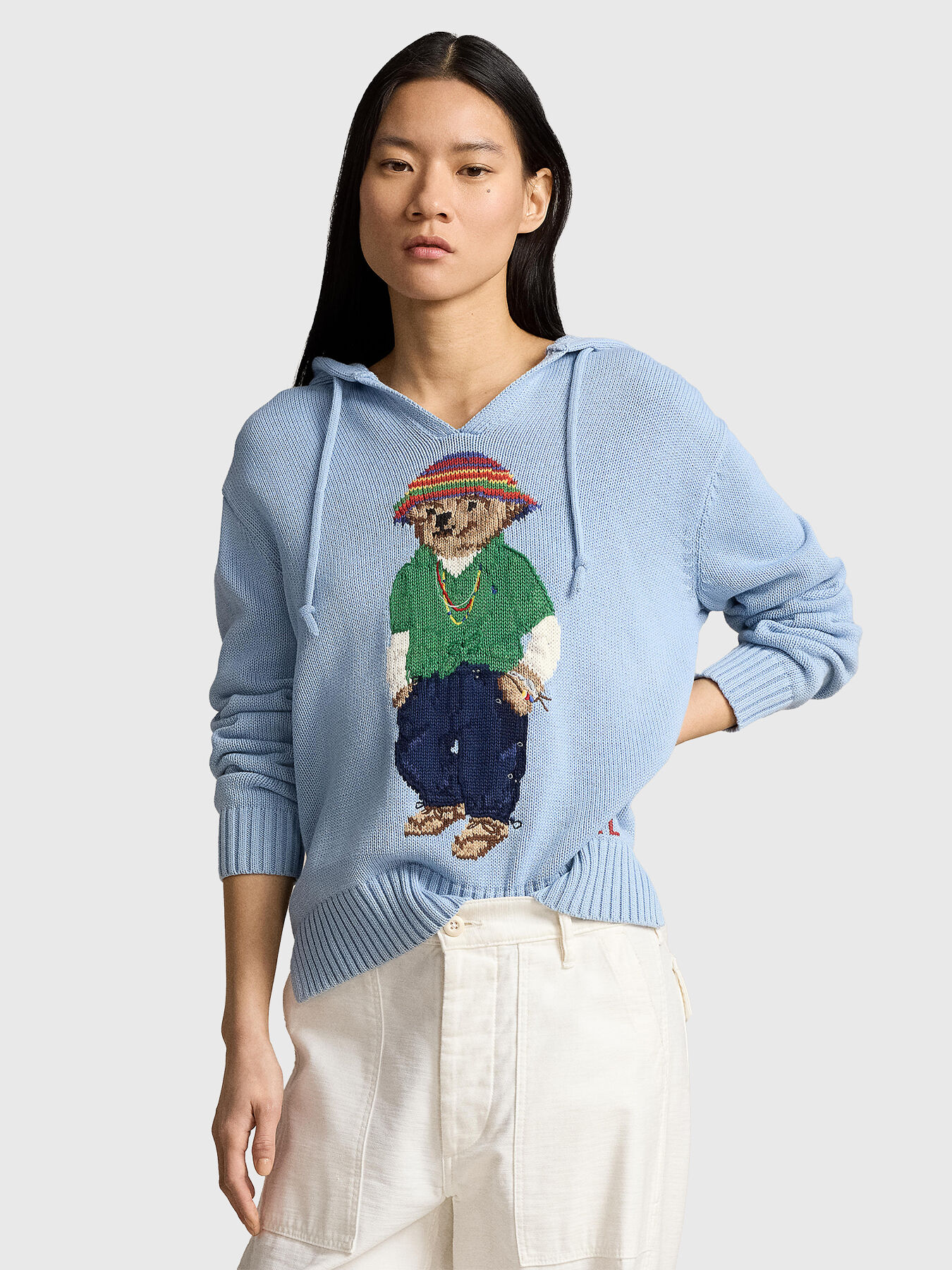 Polo Bear cotton hooded jumper brand POLO RALPH LAUREN Globalbrandsstore en