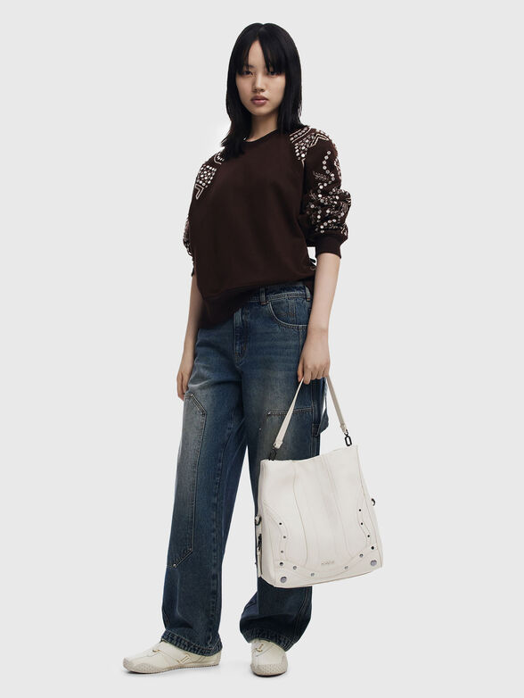 Bag with logo and removable handle - 2