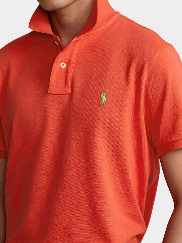 Cotton Polo shirt with accent logo - 4