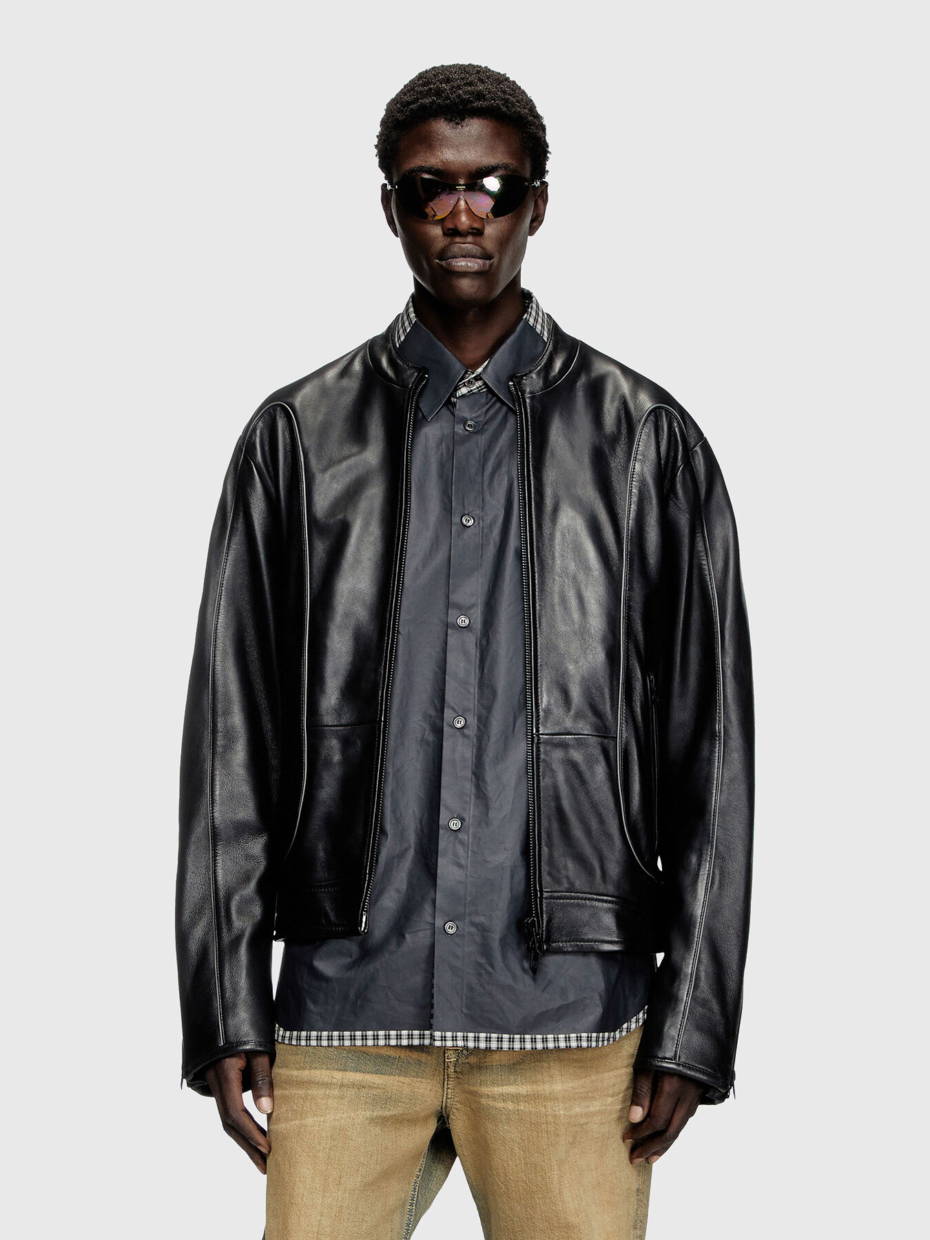 L-KRIXY leather jacket brand DIESEL — Globalbrandsstore.com/en