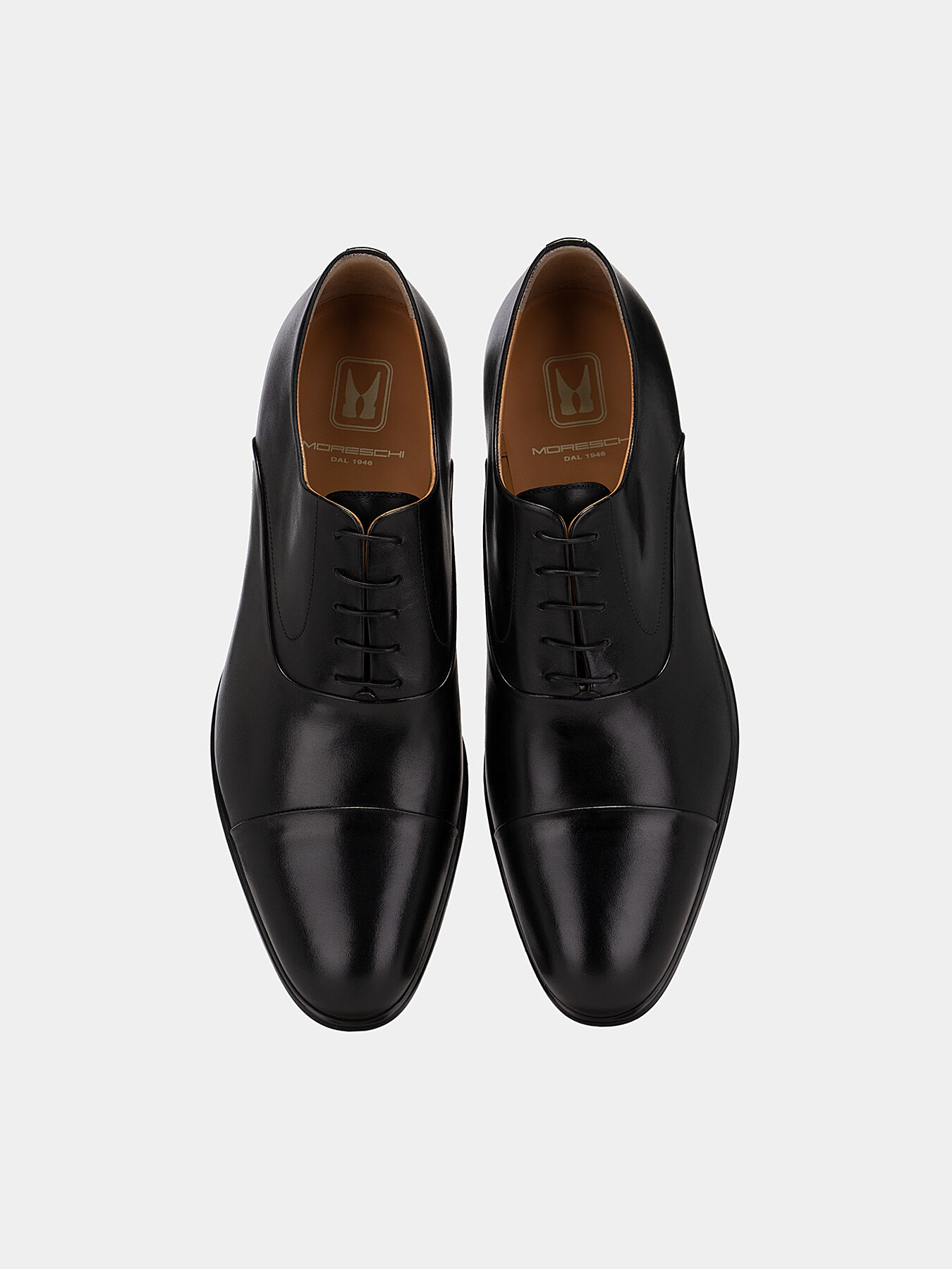 Smooth leather Derby shoes brand MORESCHI
