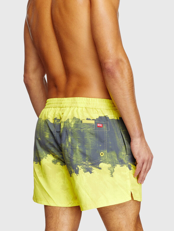 KEN-37-D beach shorts with logo print - 2