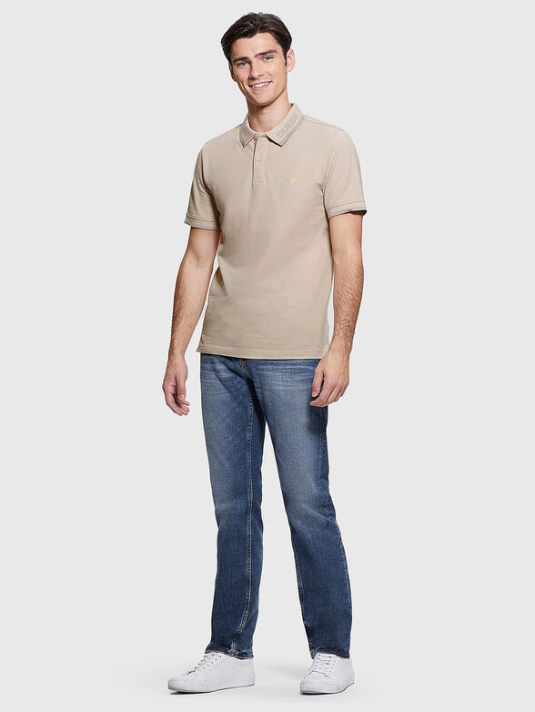 Polo shirt in beige color - 2