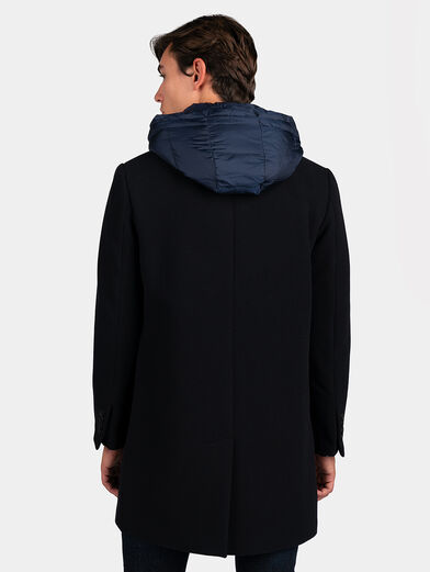 JORDAN coat in dark blue color - 2