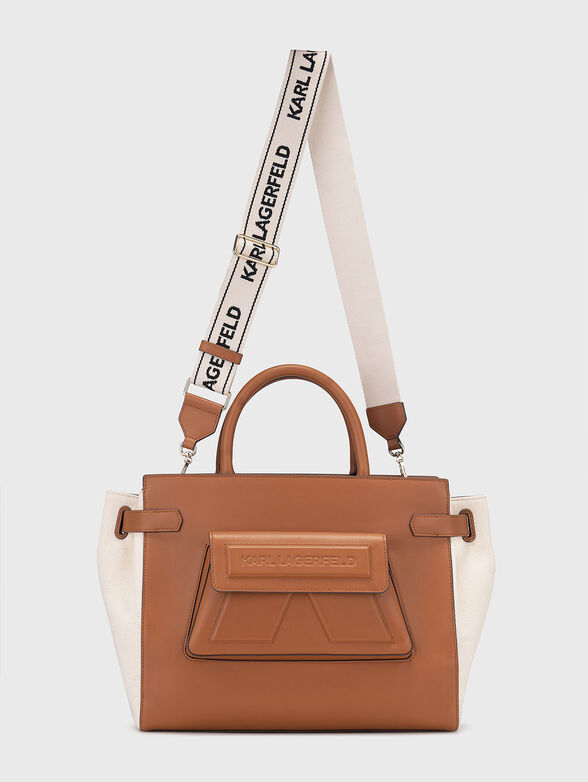 IKON leather bag with long handle - 2