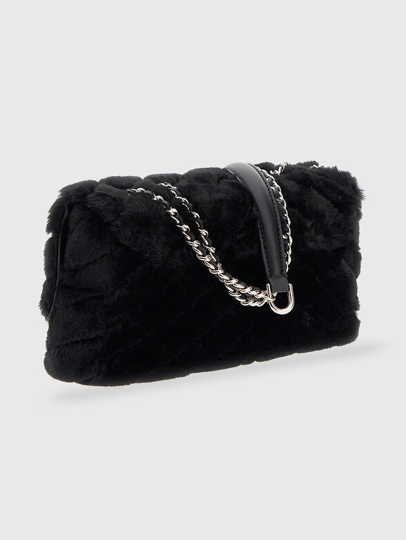 Crossbody bag KATINE with eco fur - 2