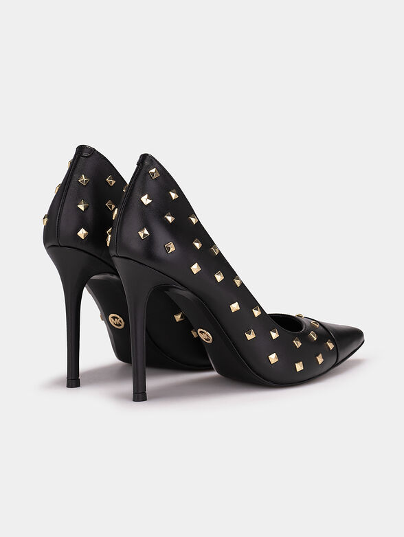 KEKE pumps with metal gold studs - 3