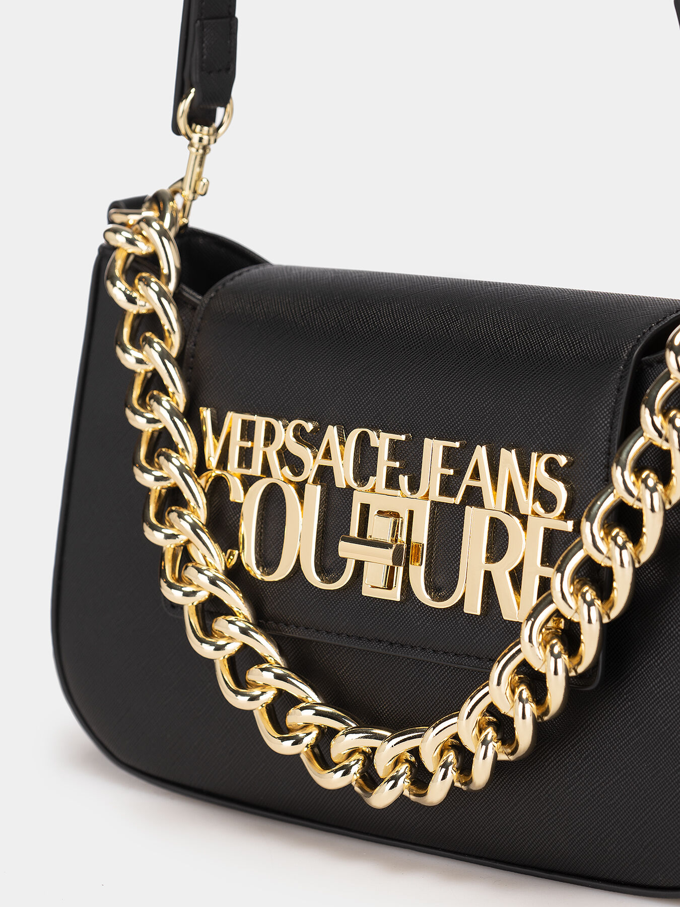 VERSACE シャニリホン装飾クラッチハック 10170251A13507 1B00E Versace クラッチ 女性 ファブリック 青/フラミンゴ | B-Exit