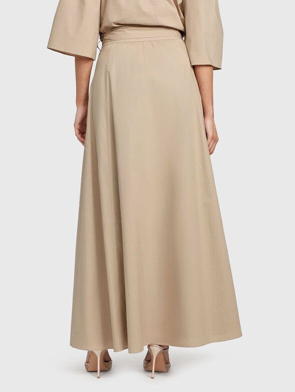 High waisted maxi skirt with buttons - 1