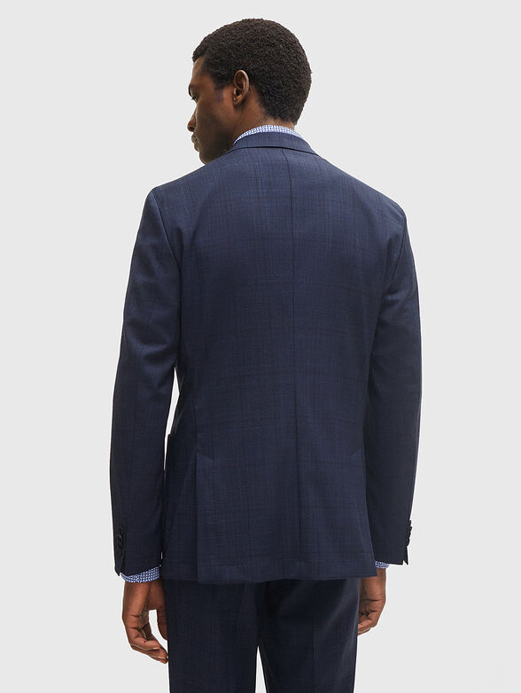 Dark blue wool suit - 5