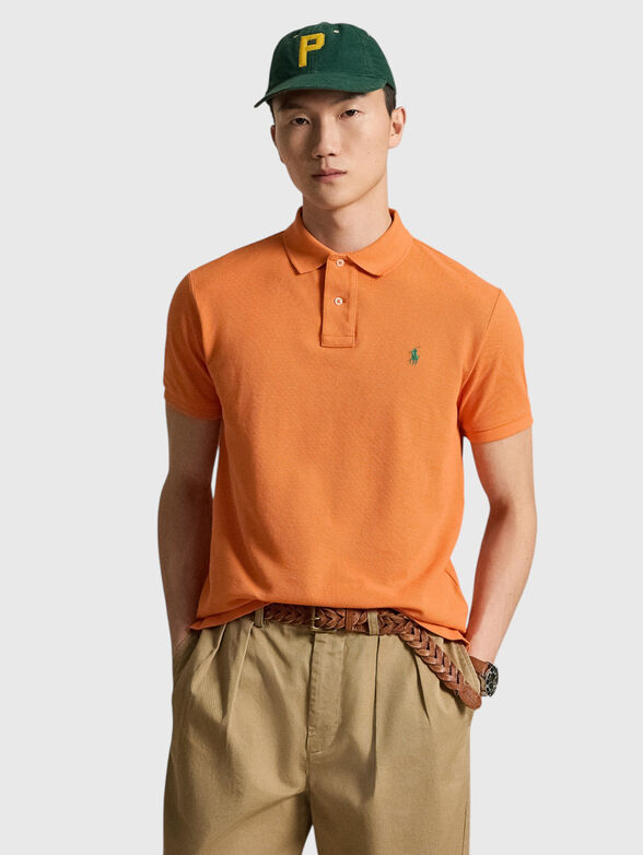 Orange cotton Polo shirt - 1