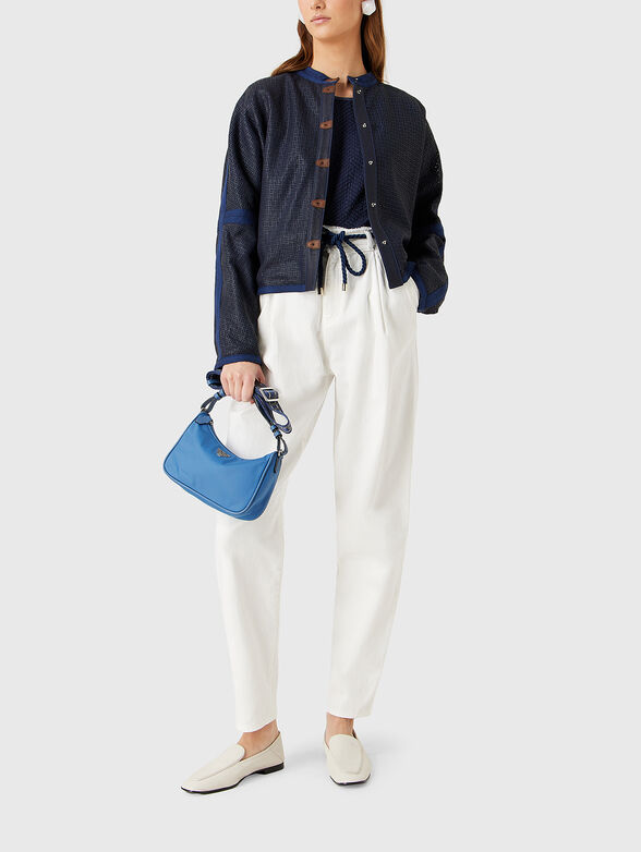 White cotton trousers  - 4