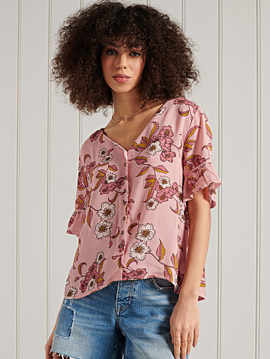 Blouse in black color - 3