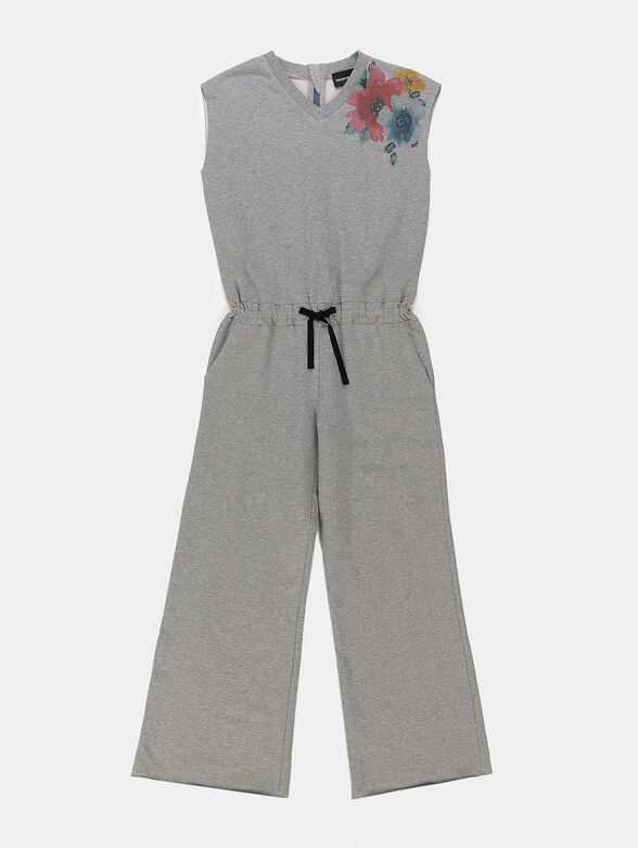 Jumpsuit with floral print - 1