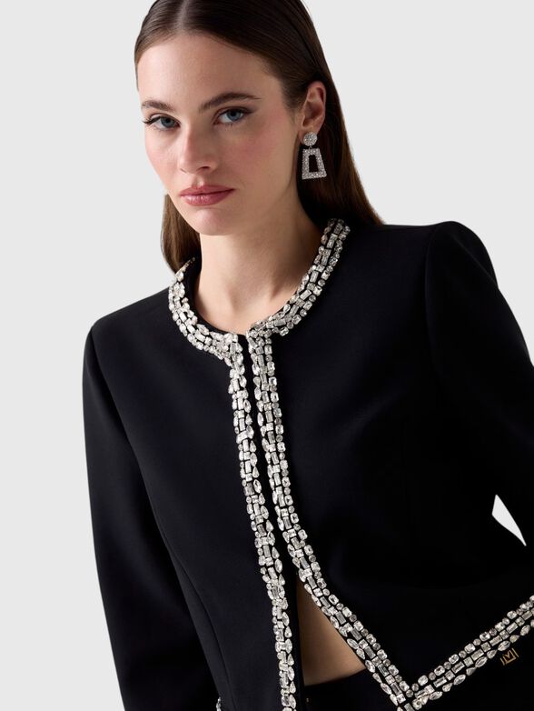 FRIDA short blazer in black - 4