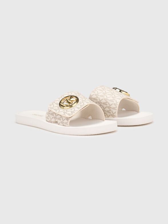 CHARM slippers with logo detail - 2