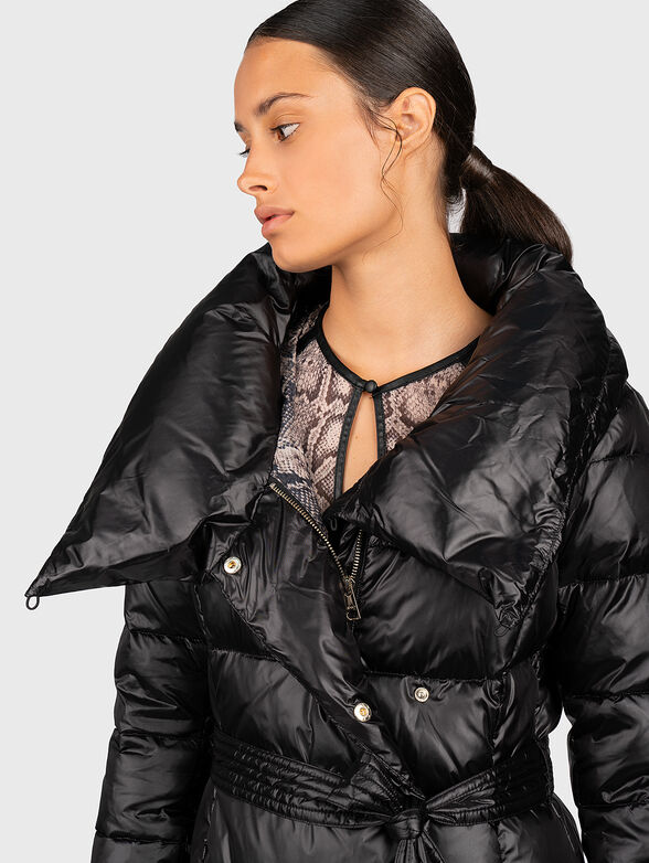 Quilted down jacket with genuine feather padding - 3