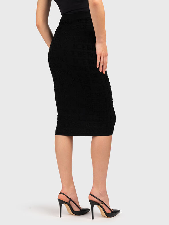 Black knitted skirt  - 2