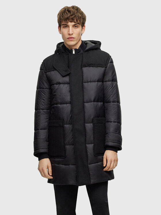 Black puffer jacket - 1