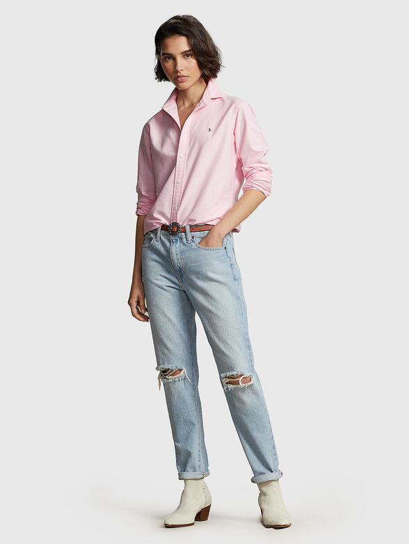 Cotton logo shirt  - 2