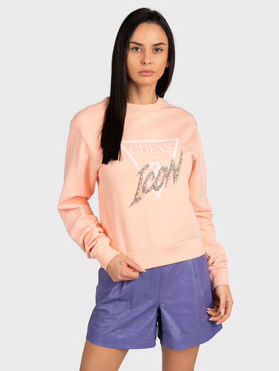 ICON sweatshirt with glamorous gemstones - 1