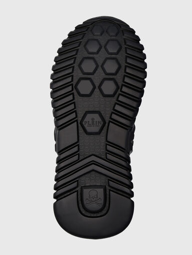 Black shiny sneakers - 4