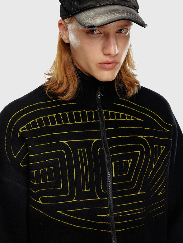 K-RALUS zipped cardigan - 4