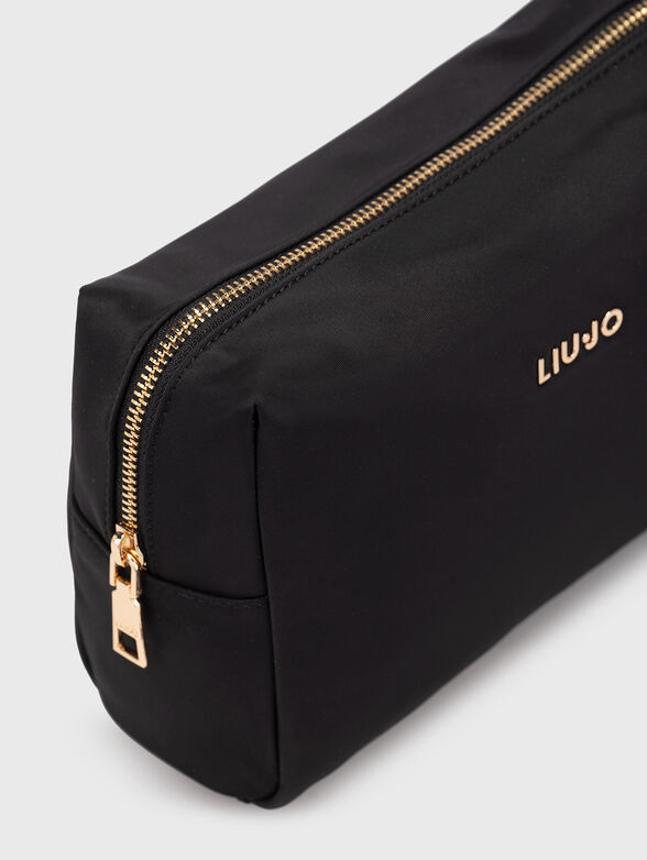 Black tote bag with logo - 4