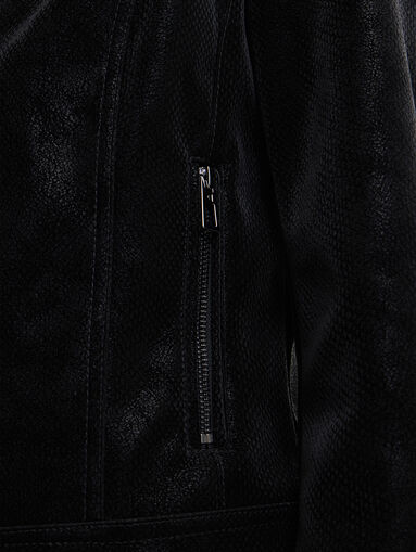 LAS VEGAS black suede-effect jacket - 5