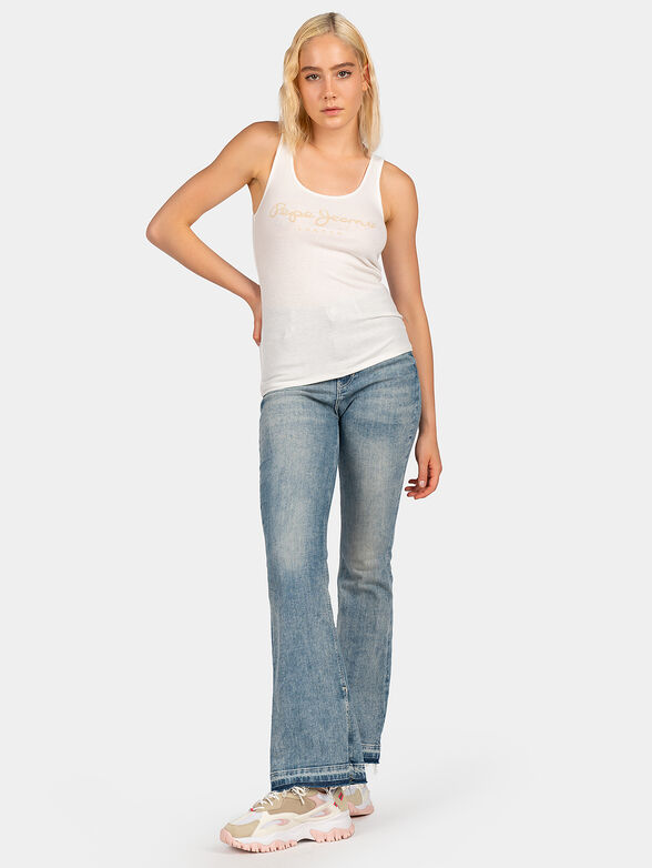 DUNIA N top with logo detail - 2