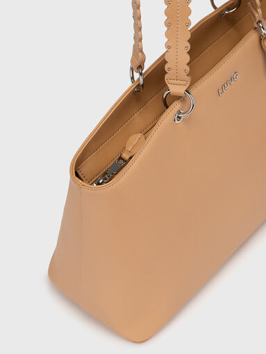 Beige shopper bag - 5