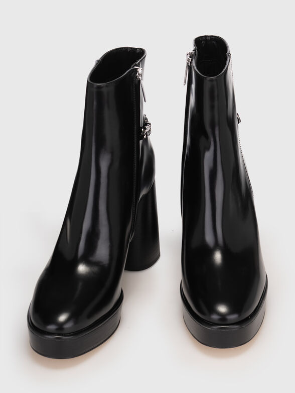 Leather heeled boots - 6