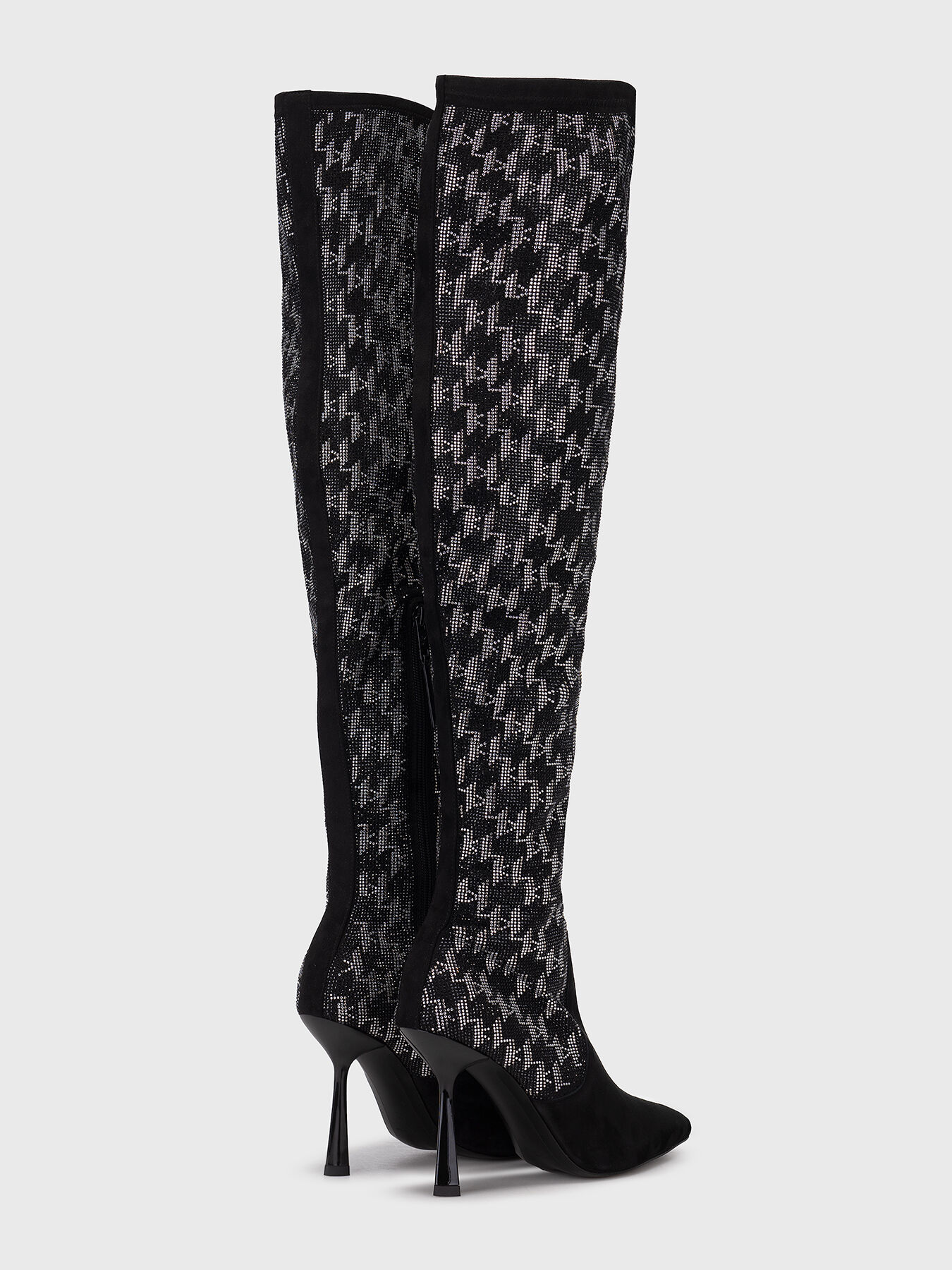 PANDARA II boots with applique rhinestones brand Karl Lagerfeld —  Globalbrandsstore.com/en