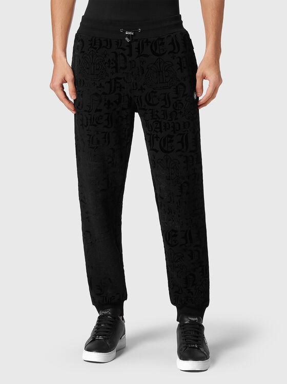 Спортен панталон с принт GOTHIC PLEIN - 1