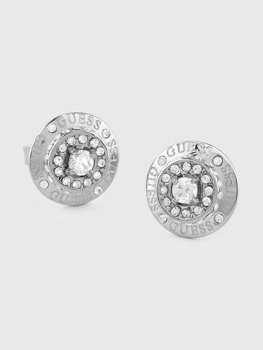 Earrings with a logo detail